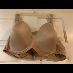 Soma Sz 44D Stunning Support Stunning Full Coverage Bra NWT Soft Tan